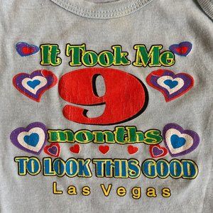 Vintage Las Vegas Baby Onesie